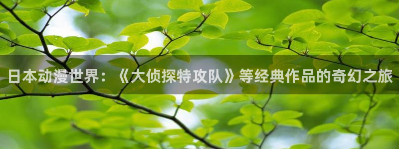 囧次元看动漫：日本动漫世界：《大侦探特攻队》等经典作品的奇幻之旅