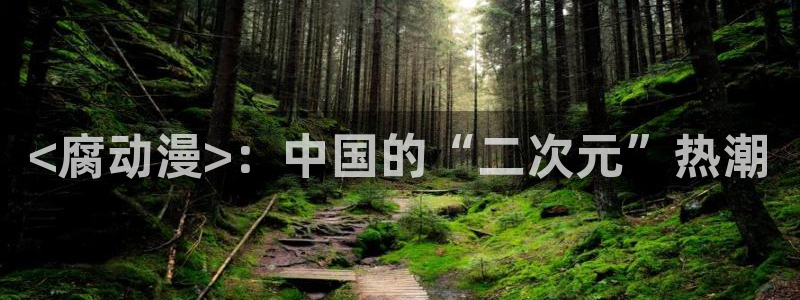 囧次元免费下载：<腐动漫>：中国的“二次元”热潮